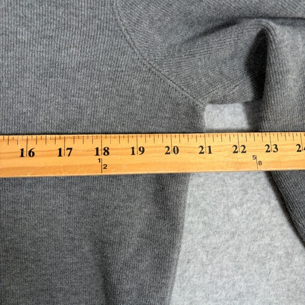 Polo Ralph Lauren Shawl Neck Sweater Mens Medium Gray Vintage Cotton Pullover